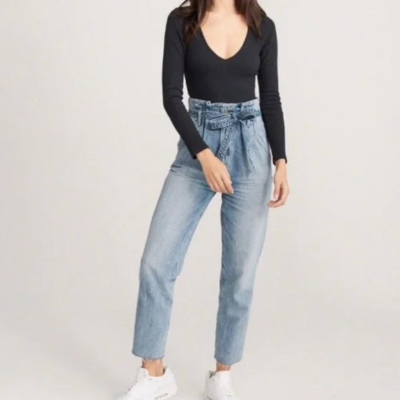 Abercrombie & Fitch Denim - A&F Paperbag Waist Jeans
